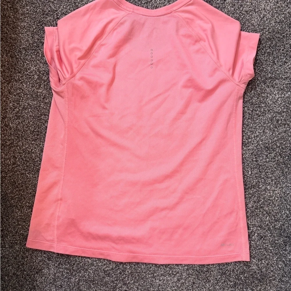 Nike Running Dri-Fit pink/orange t-shirt - women's size large